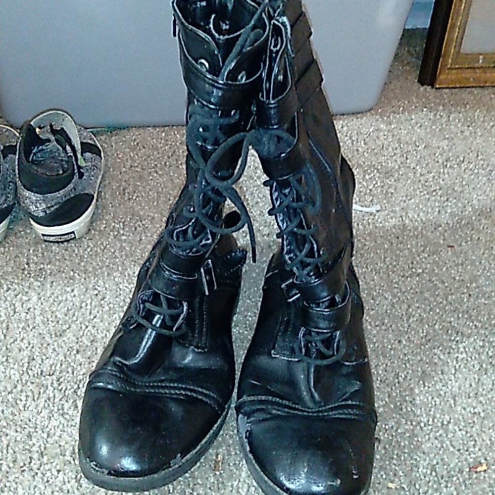 Black boots